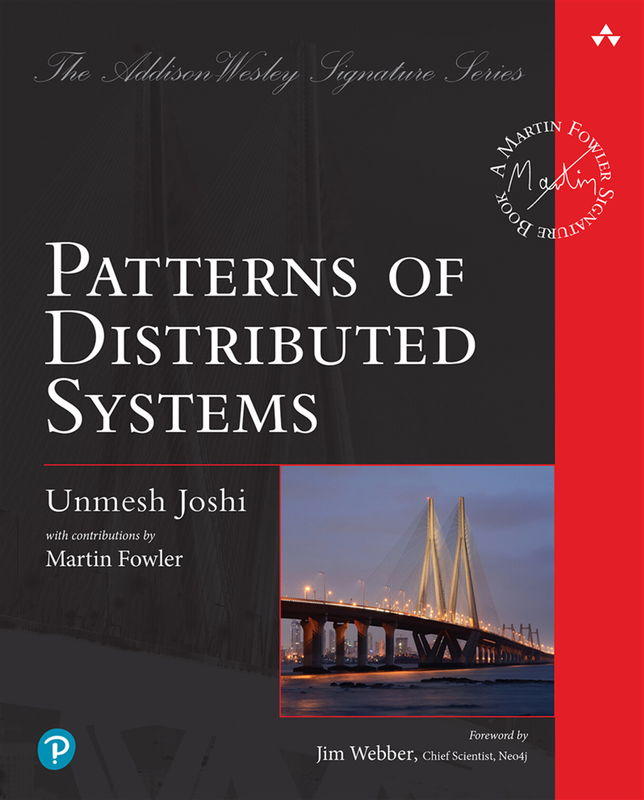The cover of Patterns of Distributed Systems