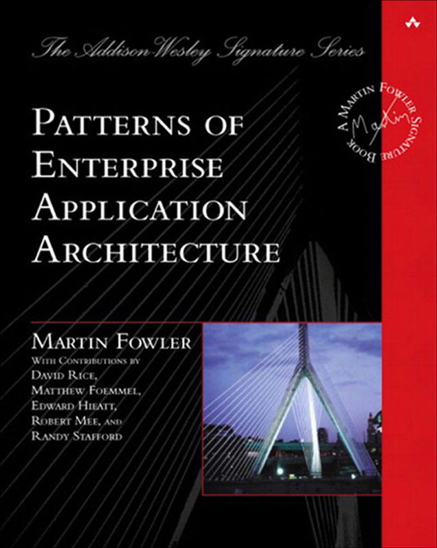 The cover of Patterns of Enterprise Application Architecture