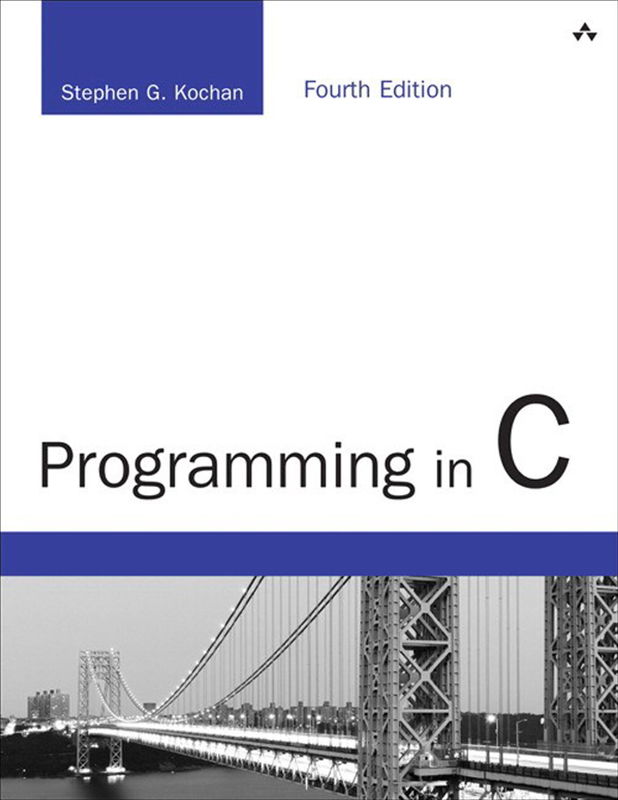 The cover of Programming in C