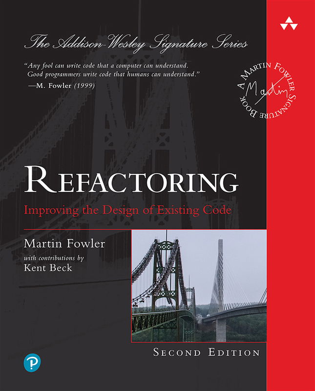The cover of Refactoring: Improving the Design of Existing Code