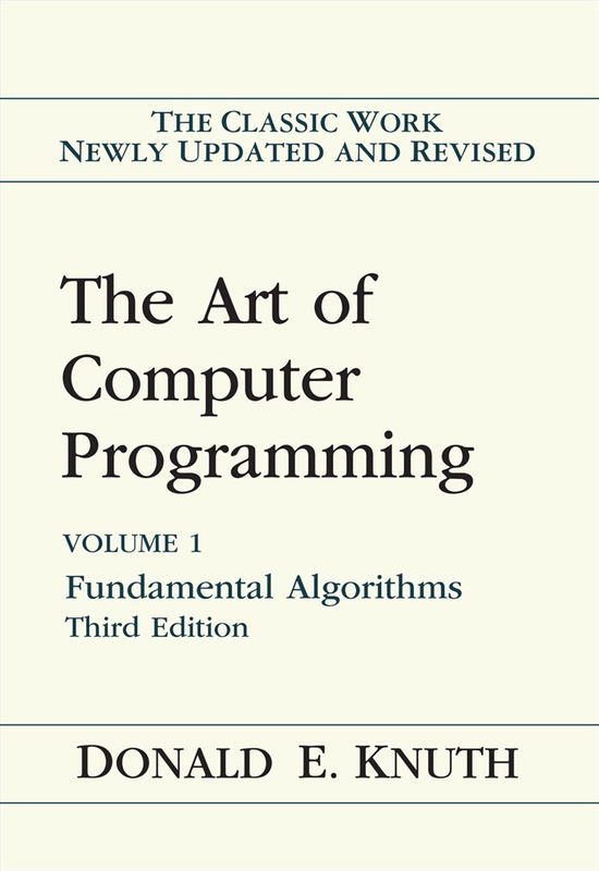 The cover of The Art of Computer Programming: Volume 1: Fundamental Algorithms