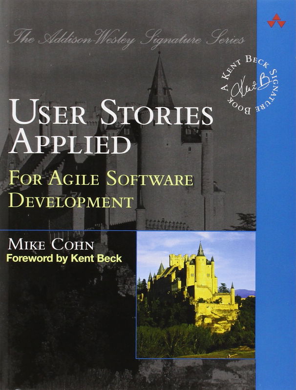 The cover of User Stories Applied