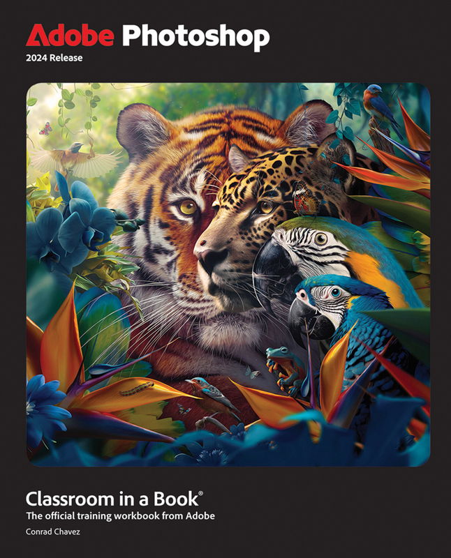 The cover of Adobe Photoshop Classroom in a Book (2024 Release)