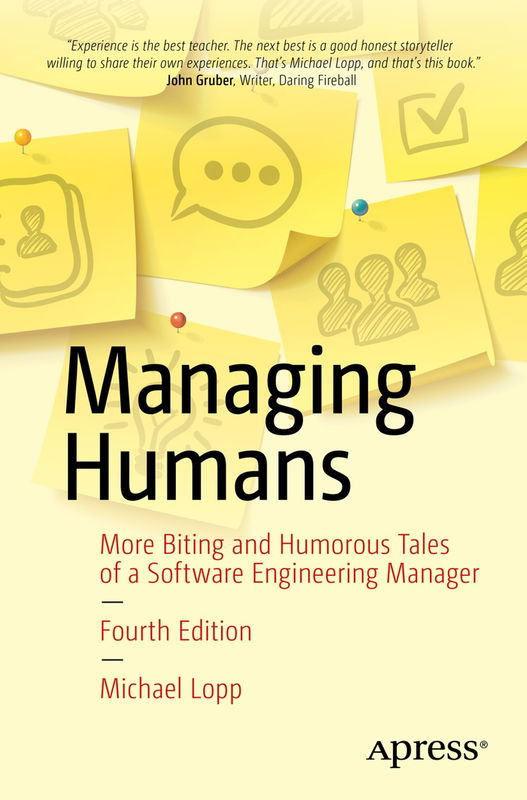 The cover of Managing Humans