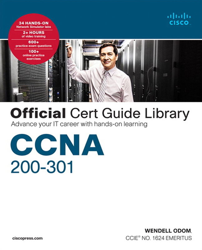 The cover of CCNA 200-301 Official Cert Guide Library