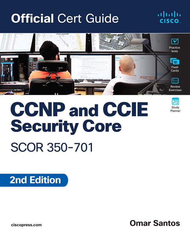 The cover of CCNP and CCIE Security Core Official Cert Guide