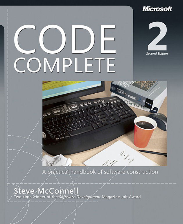 The cover of Code Complete
