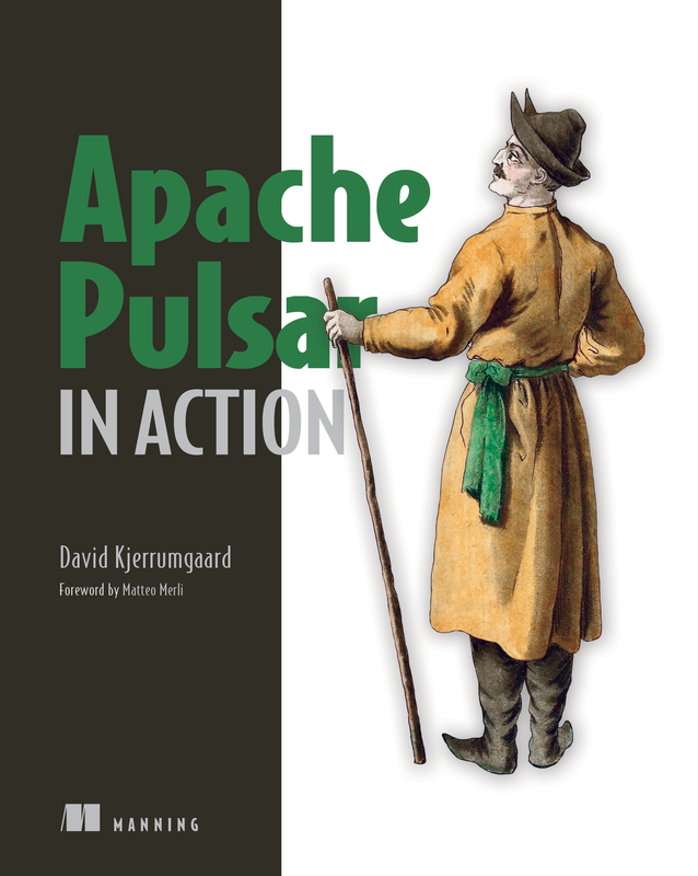 The cover of Apache Pulsar in Action