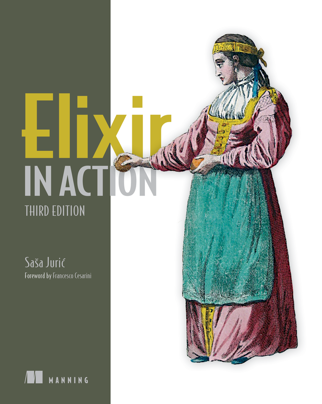 The cover of Elixir in Action