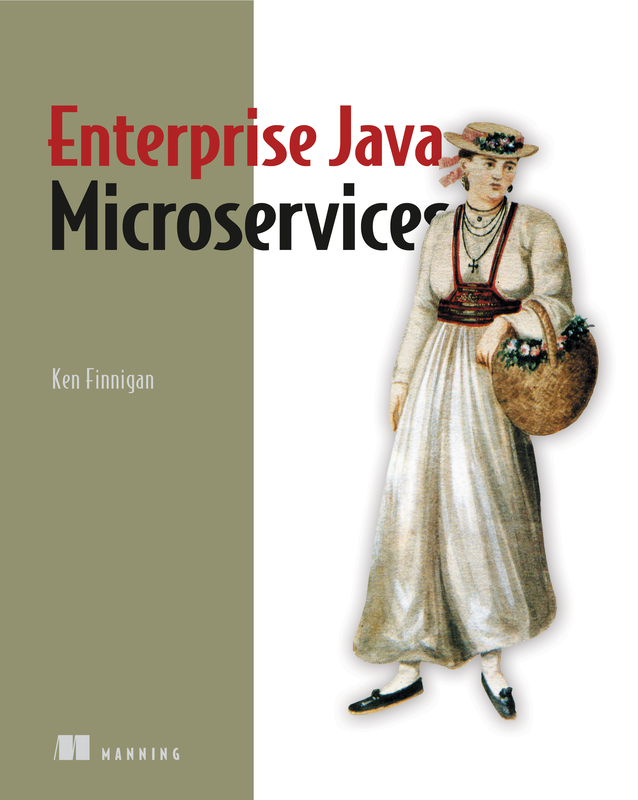 The cover of Enterprise Java Microservices