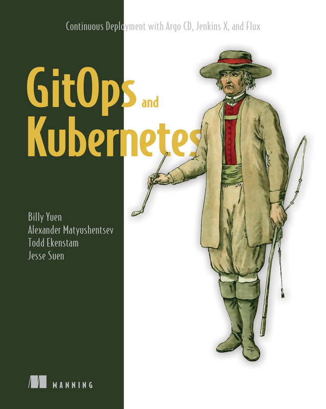 The cover of GitOps and Kubernetes