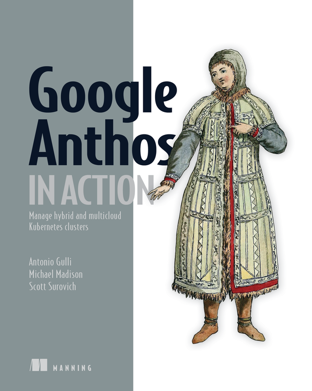 The cover of Google Anthos in Action