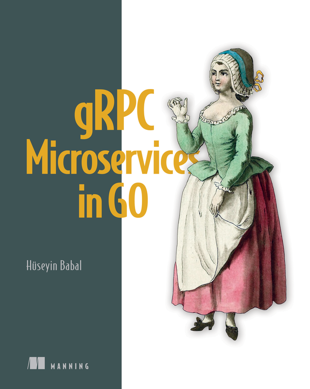 The cover of gRPC Microservices in Go