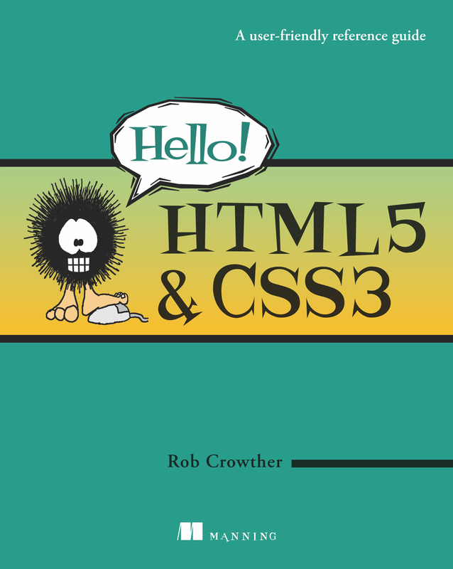 The cover of Hello! HTML5 & CSS3