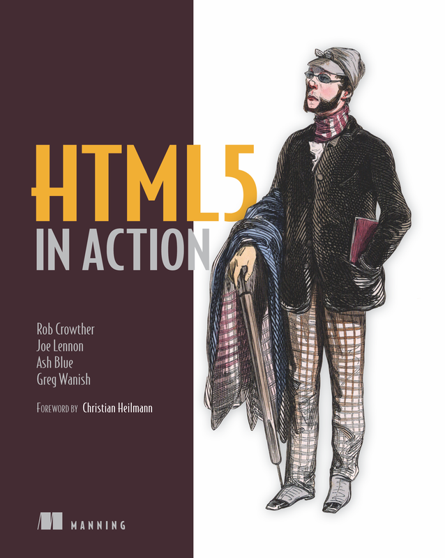 The cover of HTML5 in Action