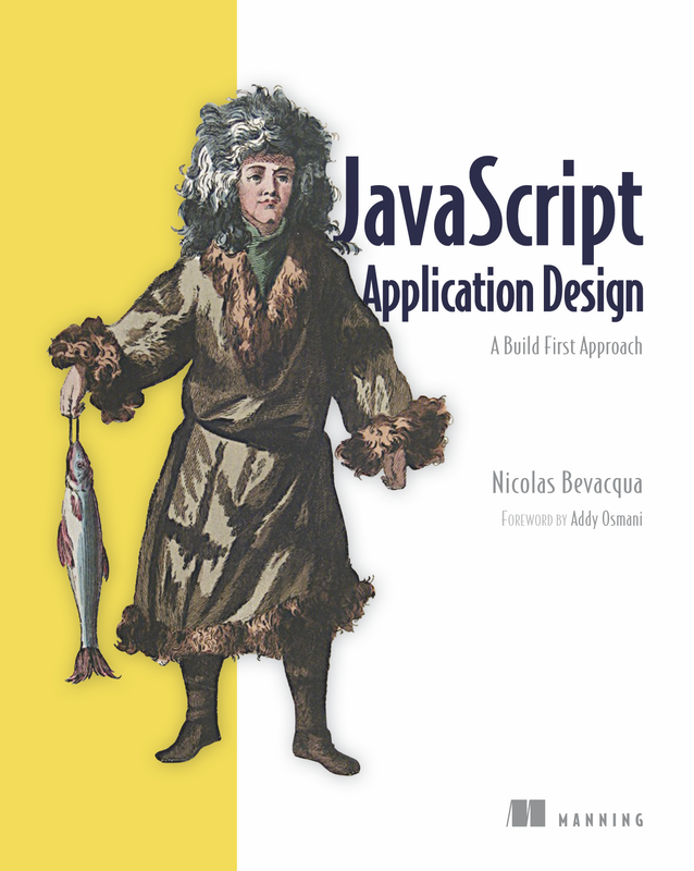 The cover of JavaScript Application Design