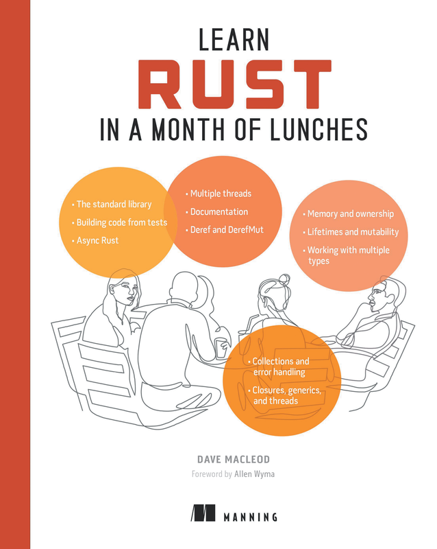 The cover of Learn Rust in a Month of Lunches