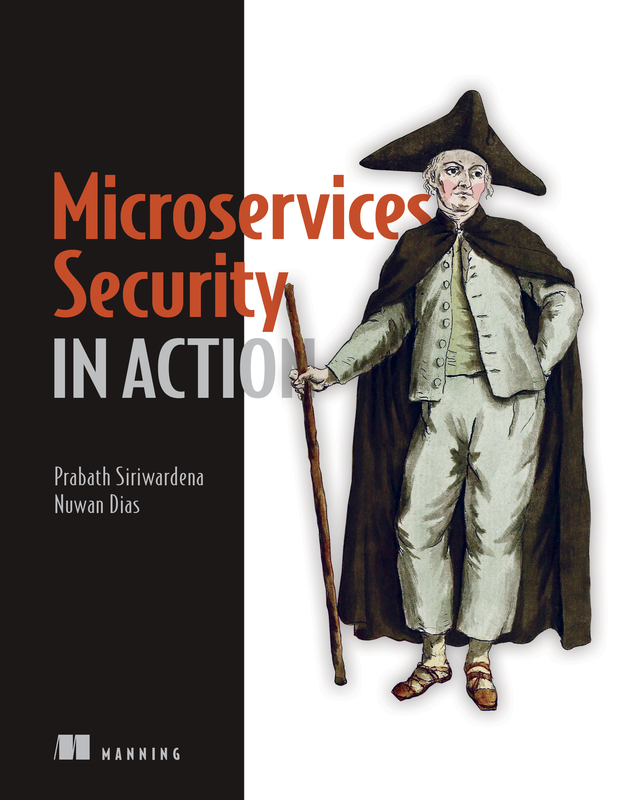 The cover of Microservices Security in Action