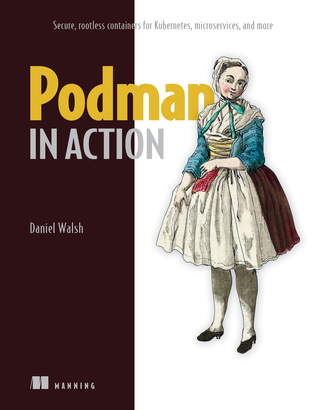 The cover of Podman in Action