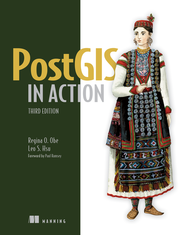 The cover of PostGIS in Action