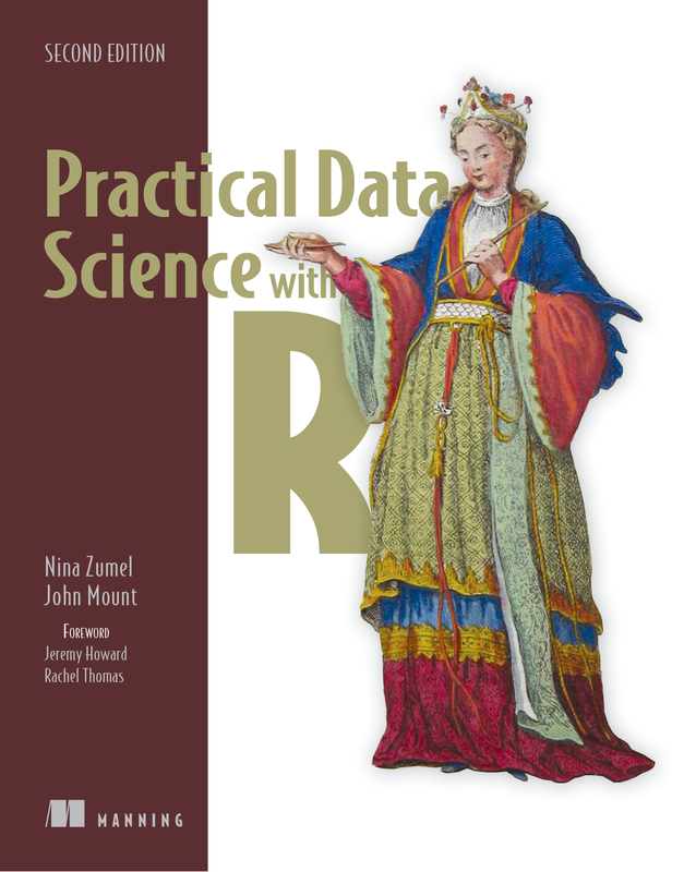 The cover of Practical Data Science with R