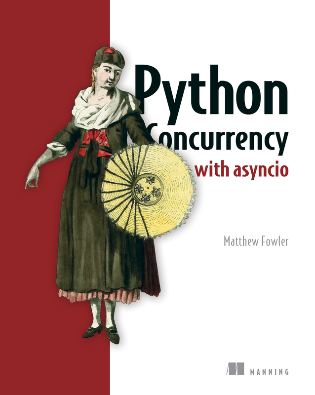 The cover of Python Concurrency with asyncio