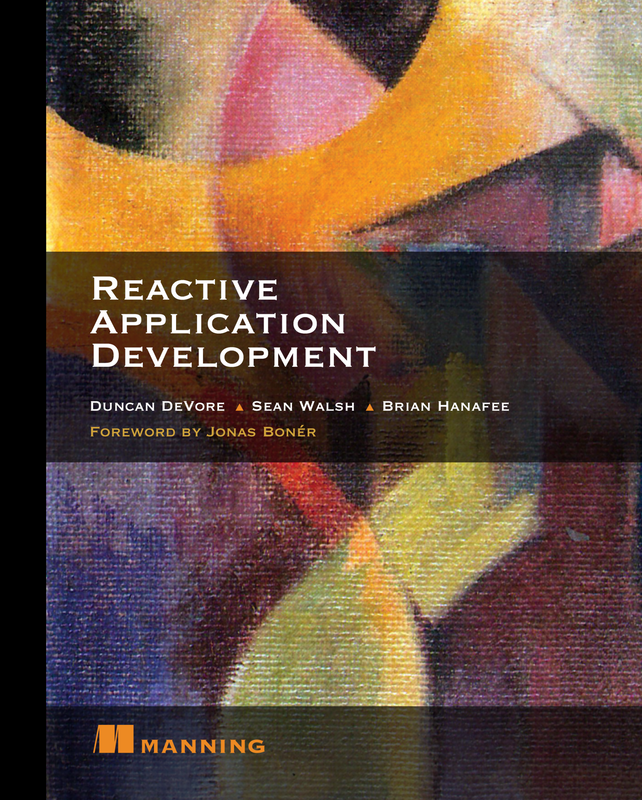 The cover of Reactive Application Development