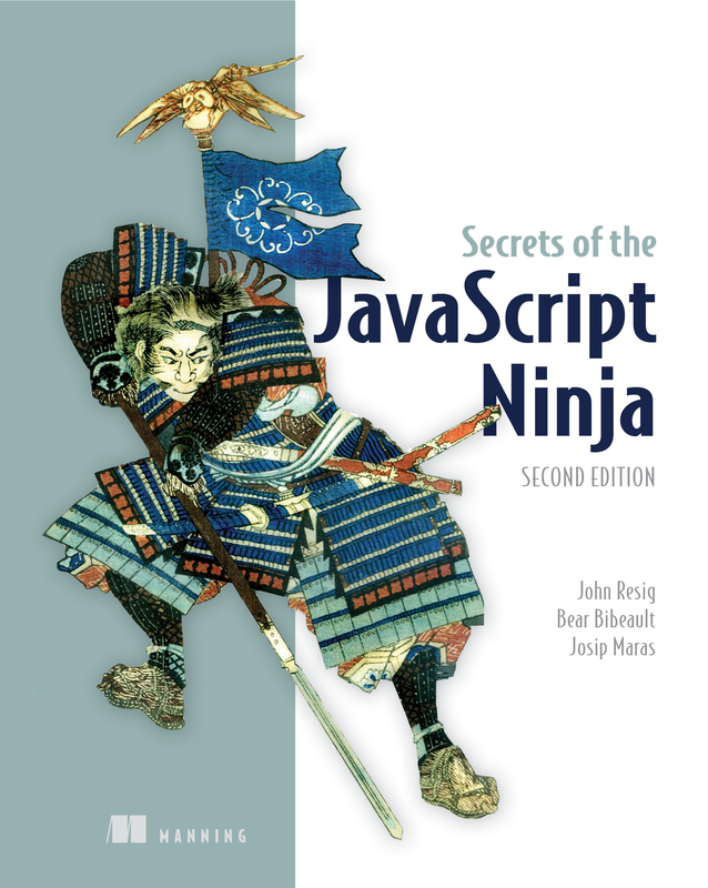 The cover of Secrets of the JavaScript Ninja
