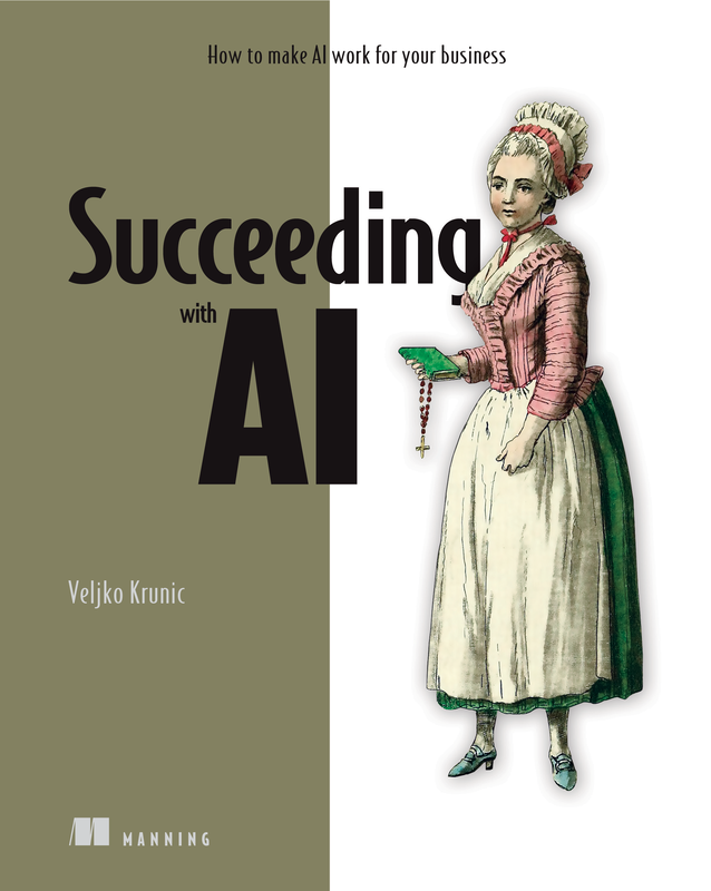 The cover of Succeeding with AI
