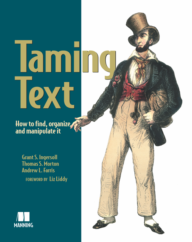 The cover of Taming Text