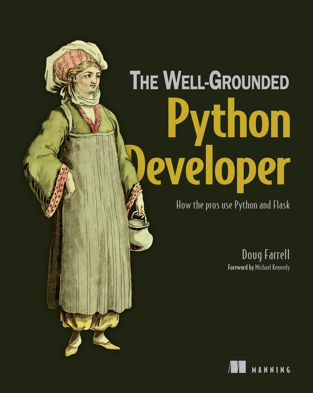 The cover of The Well-Grounded Python Developer