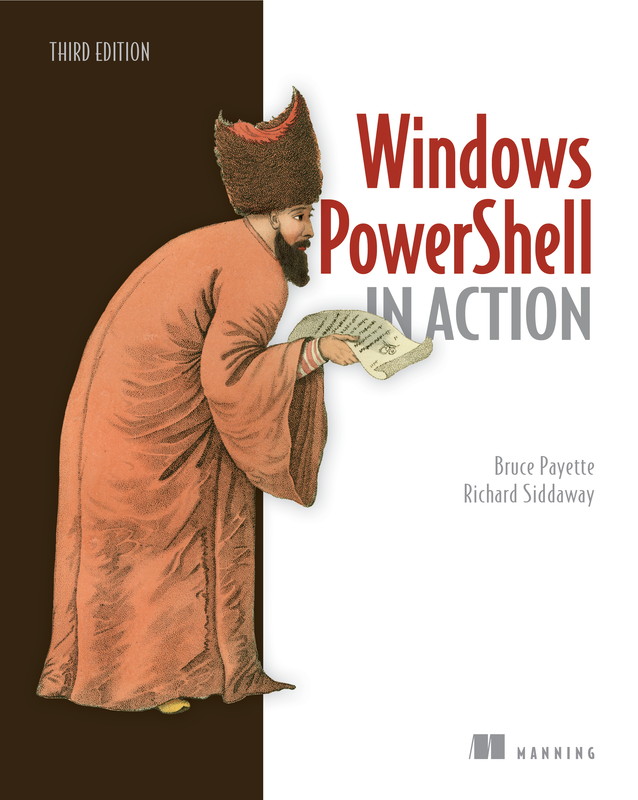 The cover of Windows PowerShell in Action