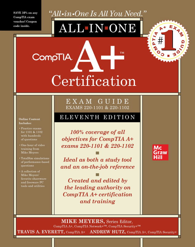 The cover of CompTIA A+ Certification All-in-One Exam Guide