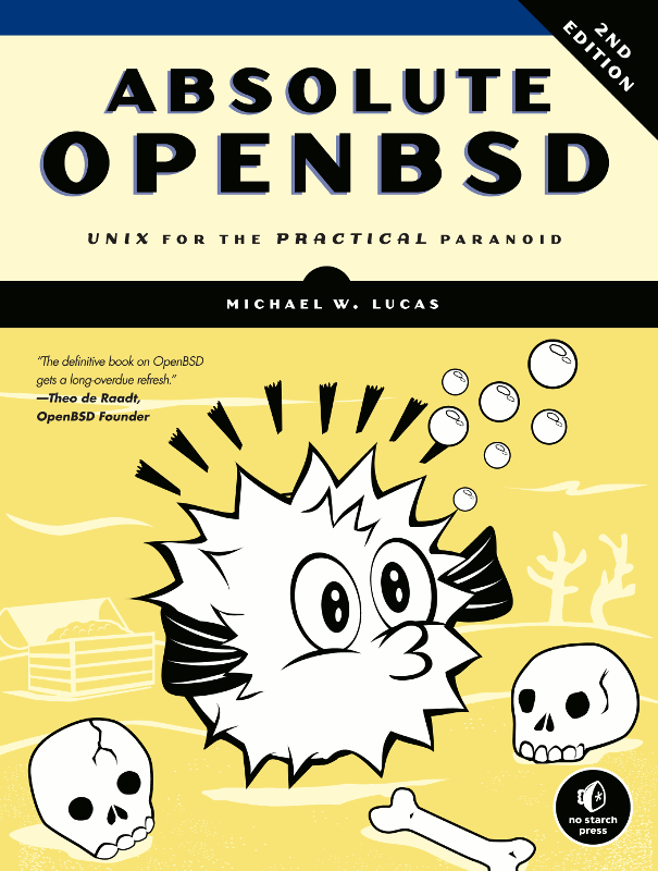 The cover of Absolute OpenBSD