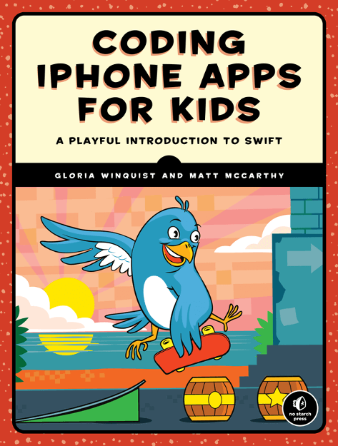 The cover of Coding iPhone Apps for Kids