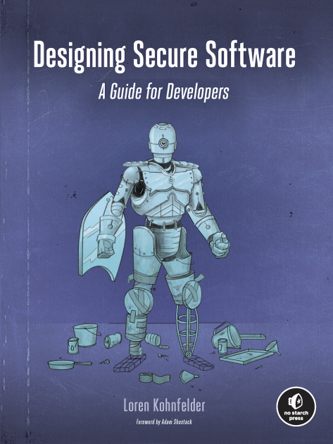 The cover of Designing Secure Software