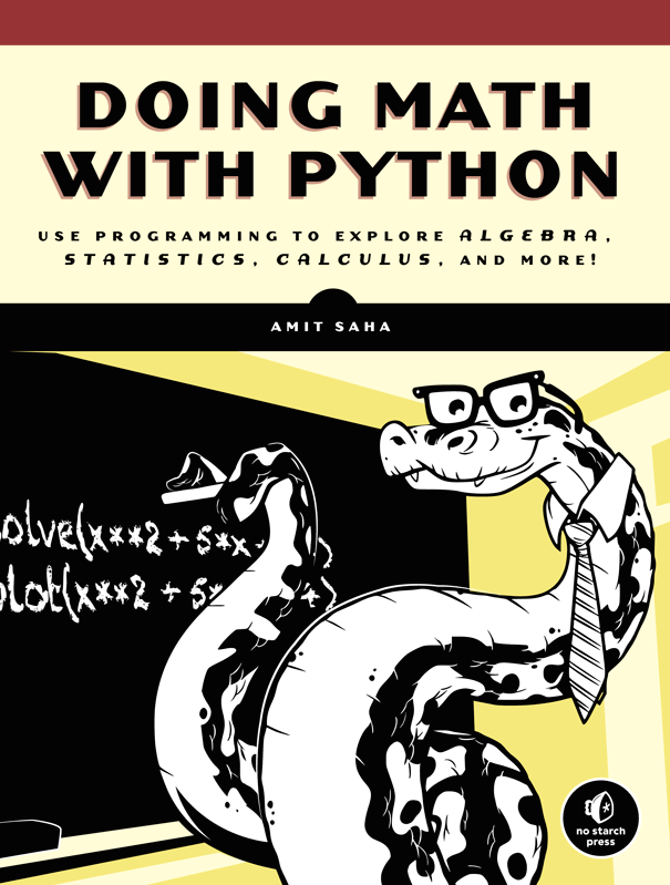 The cover of Doing Math with Python