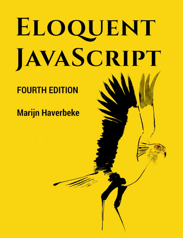 The cover of Eloquent JavaScript