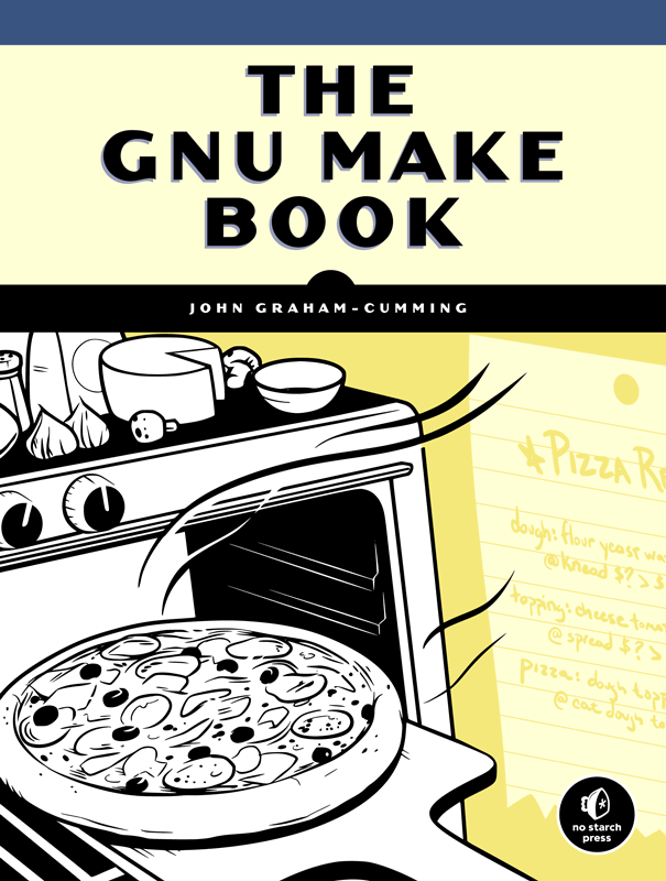 The cover of GNU Make Book