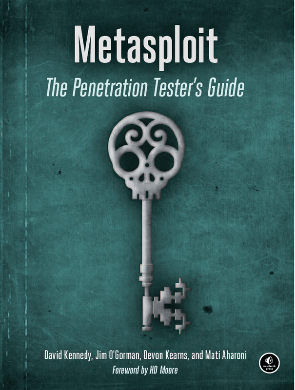 The cover of Metasploit