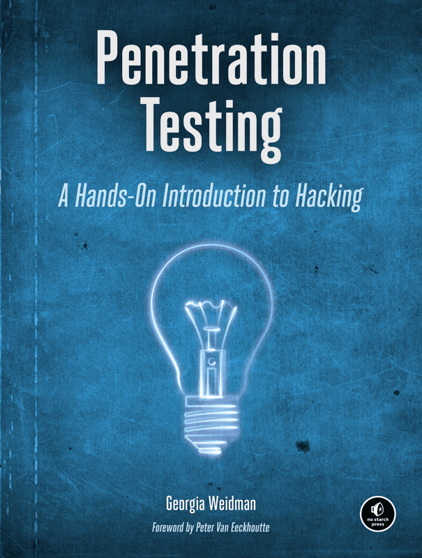 The cover of Penetration Testing