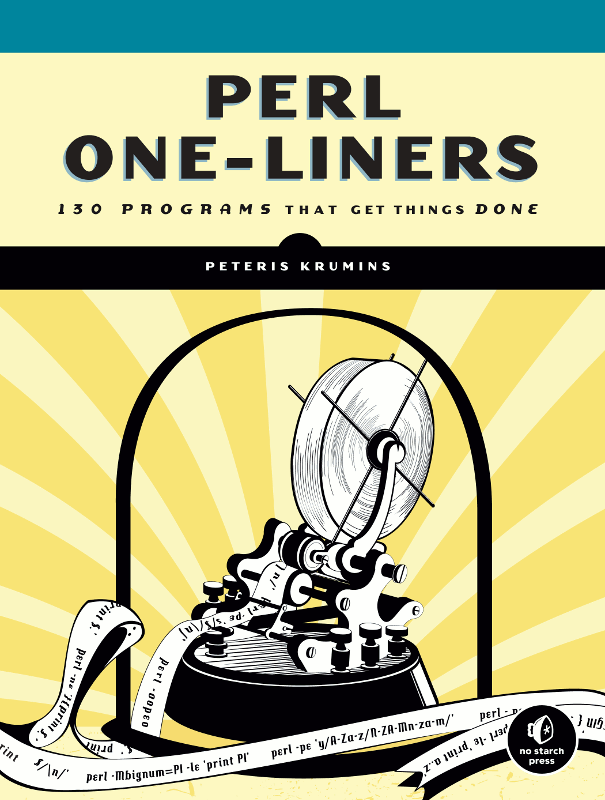 The cover of Perl One-Liners