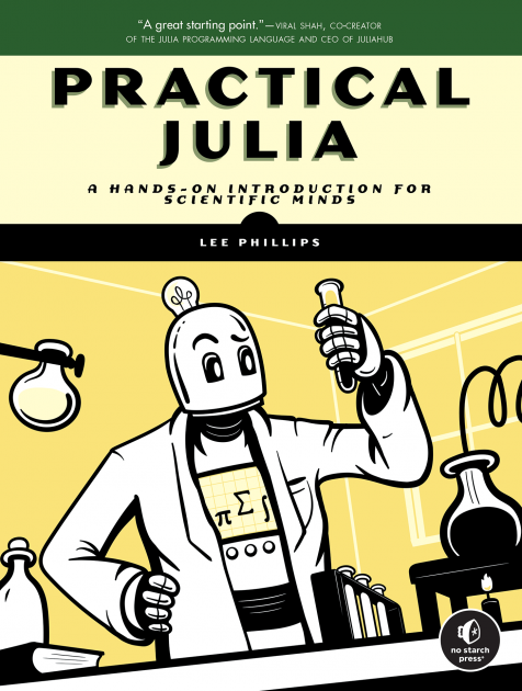 The cover of Practical Julia