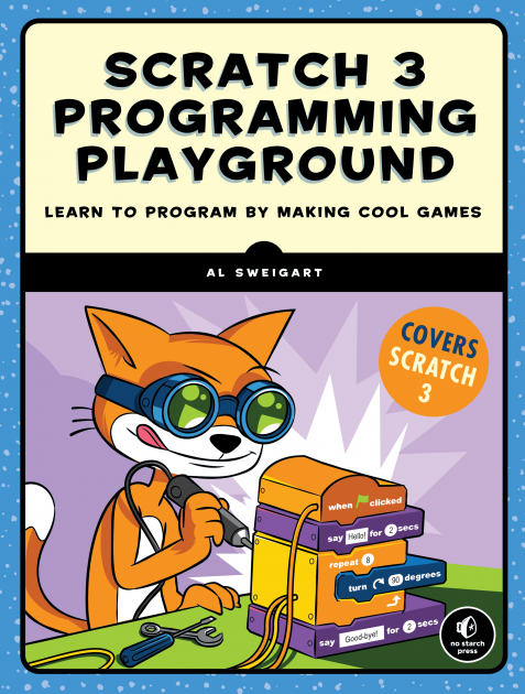 The cover of Scratch 3 Programming Playground
