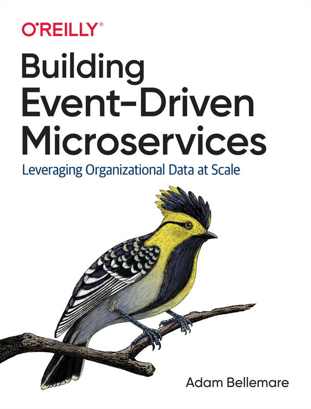 The cover of Building Event-Driven Microservices