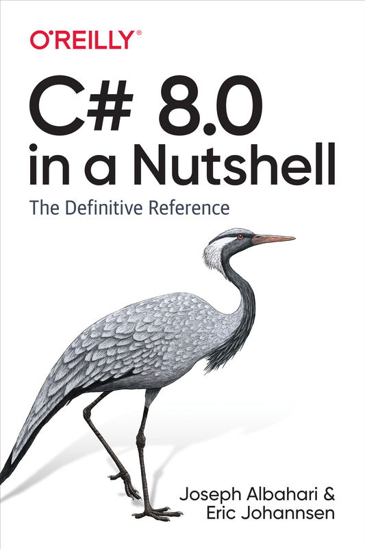 The cover of C# 8.0 in a Nutshell