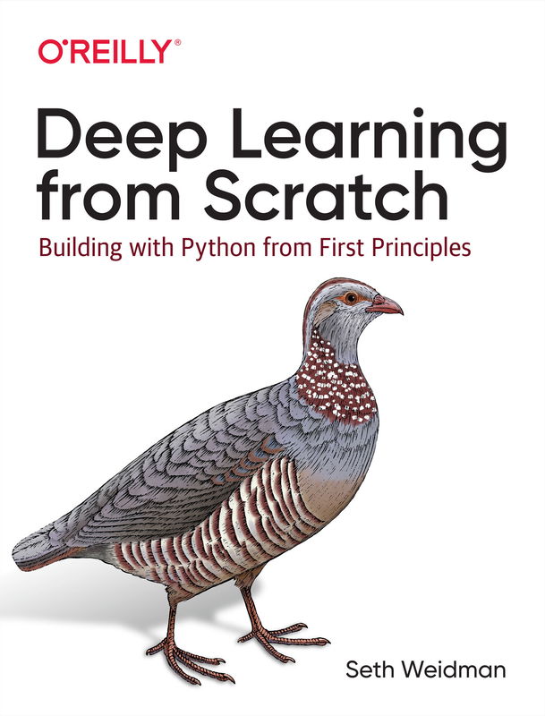 The cover of Deep Learning from Scratch