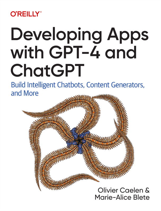 The cover of Developing Apps with GPT-4 and ChatGPT