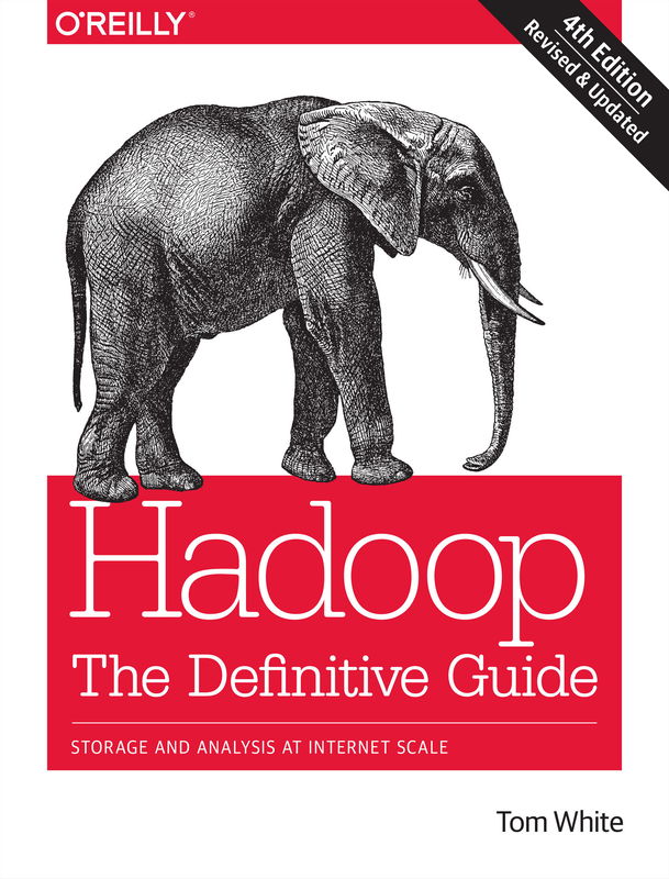 The cover of Hadoop: The Definitive Guide