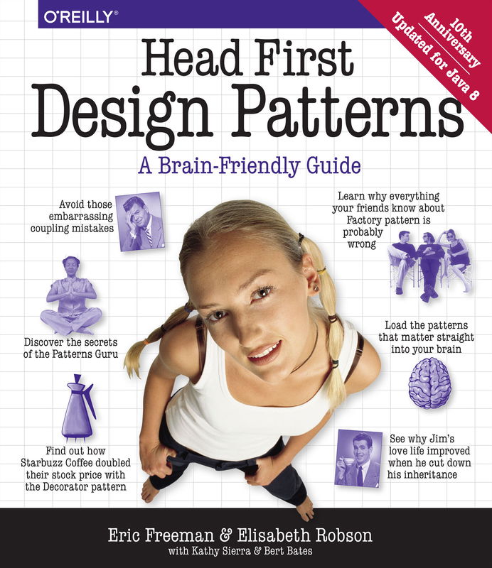 The cover of Head First Design Patterns